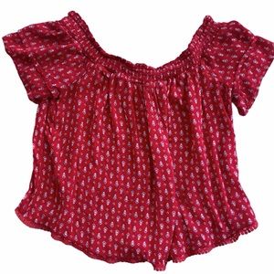 REWIND Floral Blouse Top